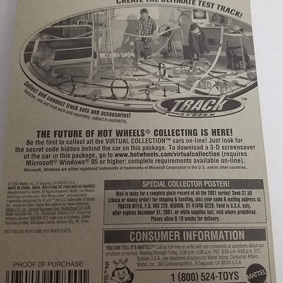 Shadow Jet II Virtual Collection 2000 Hot Wheels 1/64 scale diecast car #153 - Picture 4 of 13